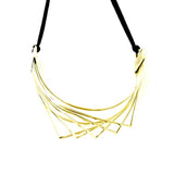 Eiffel Brass Collar Choker