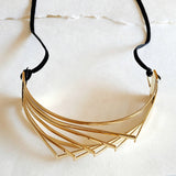 Eiffel Brass Collar Choker