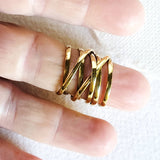 Brass Infinity Wrap Ring