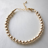 Round Beaded Bracelet: 5mm 14K Gold Filled