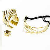 Eiffel Brass Collar Choker