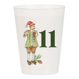 12 Days of Christmas Frosted Cups / 12 Cups