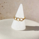 Harmony Chain Ring:  14K Gold Filled