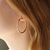 Classic Statement Hoops: 14k Gold Filled