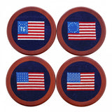 Smathers & Branson American Flag Coaster Set