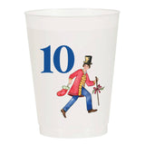 12 Days of Christmas Frosted Cups / 12 Cups
