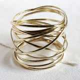 Brass Infinity Wrap Ring