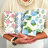 Blue Bamboo Trellis Paper Guest Towels | Luxe Pack of 40