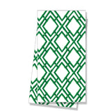 Green Bamboo Trellis Bar Cart Towel