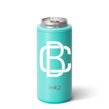 Sold Out - Personalized Skinny Can Cooler - Matte Aqua