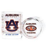 Sold Out - Auburn Tigers Map Rocks Glass