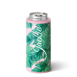 Sold Out - Personalized Skinny Can Cooler - Palm Leaf