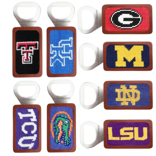 Smathers & Branson LSU Needlepoint Key Fob | Paris Texas Apparel