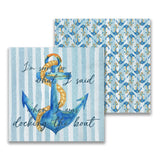 Docking the Boat Anchor Cocktail Napkins