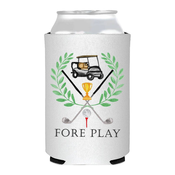 Funny Golf Can Cooler - Golf Gift - Golf Coozie for Beer, Hard