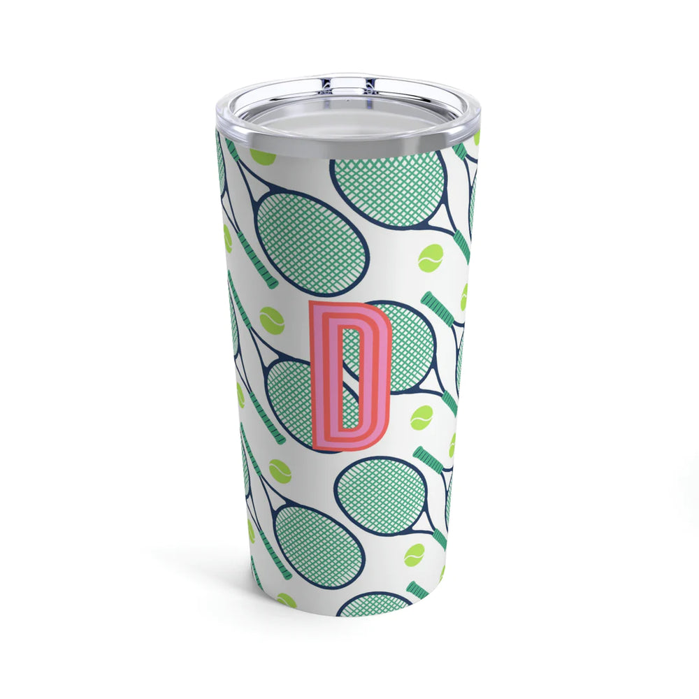 Tennis Racket Tumbler - Green