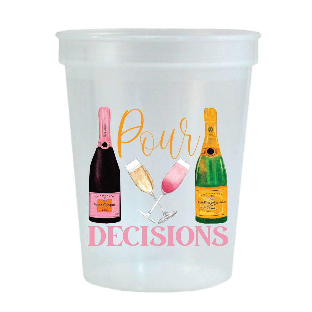 Sold Out - Pour Decisions Watercolor Cups S/6
