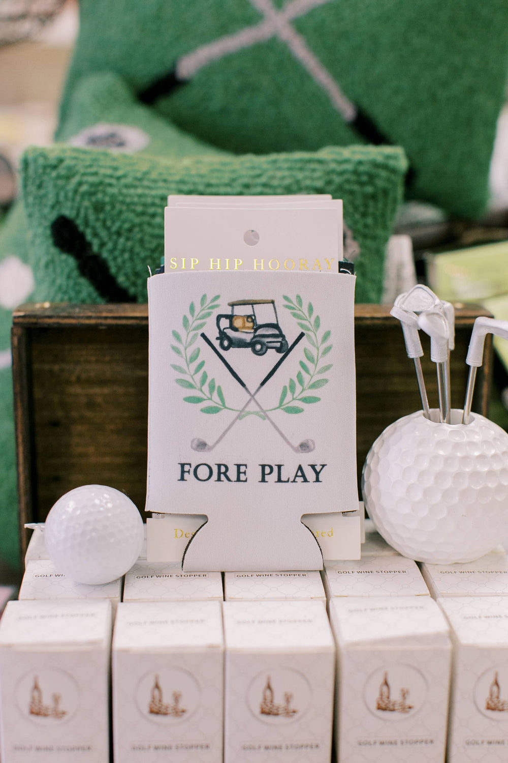 Fore Play Golf Can Cooler