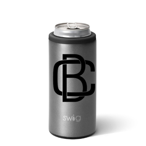 Sold Out - Personalized Skinny Can Cooler - Graphite