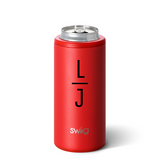 Sold Out - Personalized Skinny Can Cooler - Matte Red