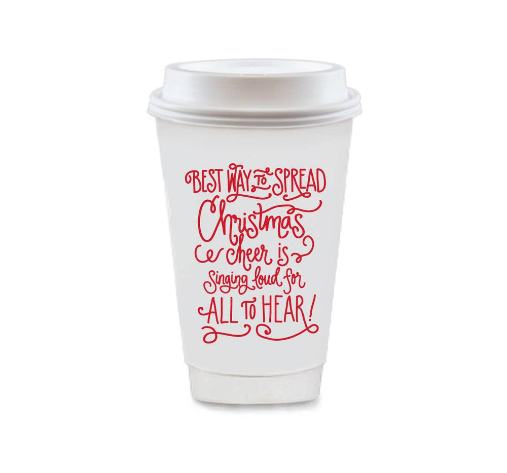Sold Out - To-Go Coffee Cups - Christmas Cheer