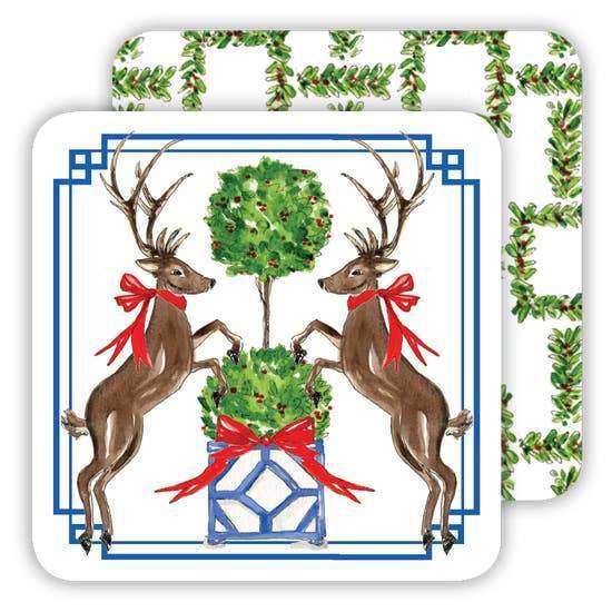 Sold Out - Christmas Deer Duo Coasters
