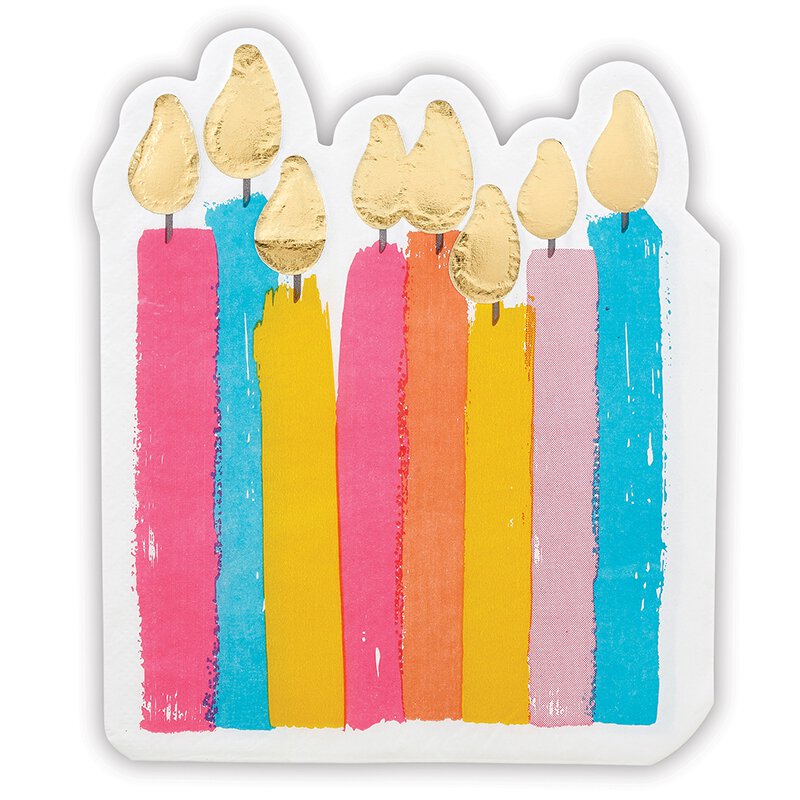 Sold Out - Birthday Candles Cocktail Napkins