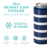 Sold Out - Swig Life + SCOUT Nantucket Navy Skinny Can Cooler