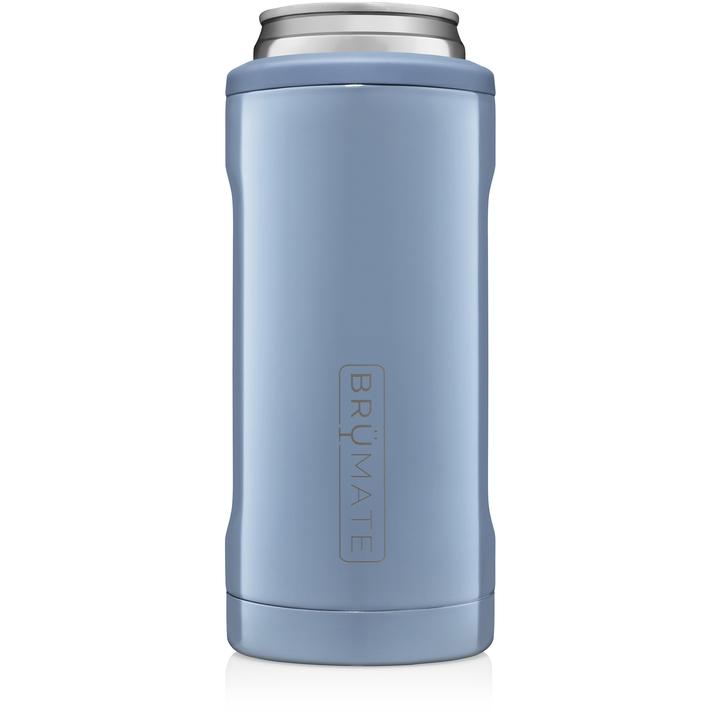 This blue gray skinny can cooler works great with Truly, White Claw, Michelob Ultra, Red Bull and others.  Perfect bridesmaid, birthday, or thank you gift.