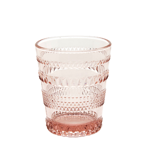 Sold Out - Blush Rocks Glass S/4