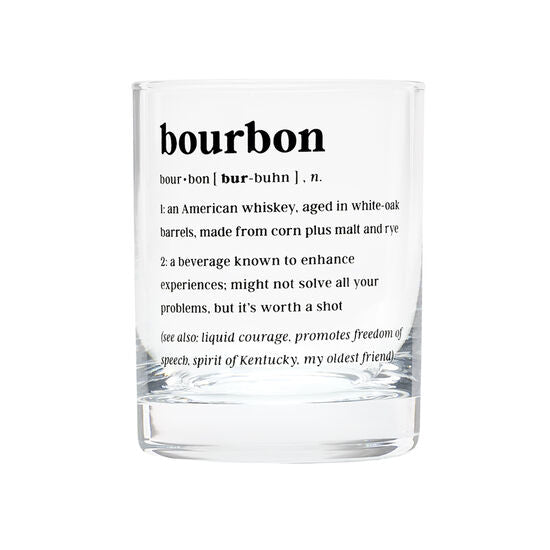 Sold Out - Bourbon Definition Rocks Glass