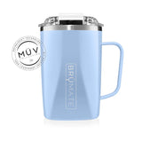 This baby blue mug is 100% leak-proof making it great for boating or those fun golf cart rides.  Perfect insulation designed for your favorite hot drinks from coffee to toddies.  