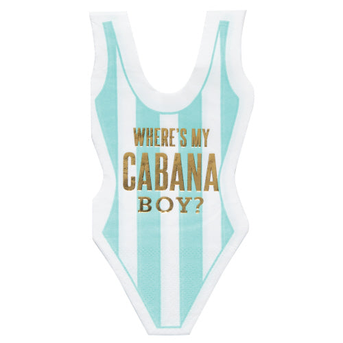 Sold Out - Cabana Boy Swimsuit Beverage Napkins