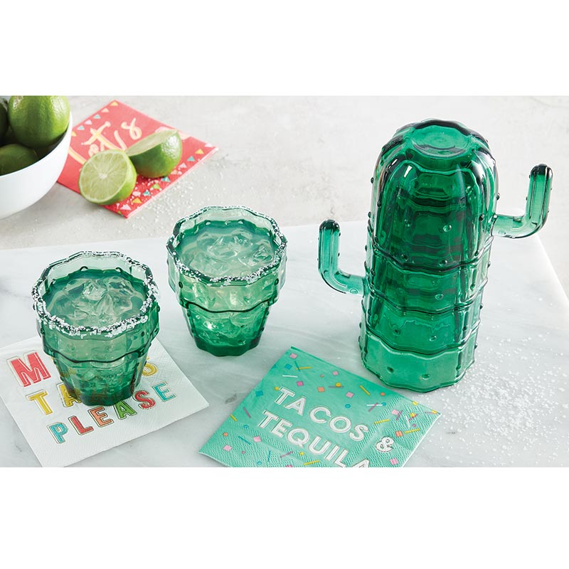 Sold Out - Cactus Glass Set