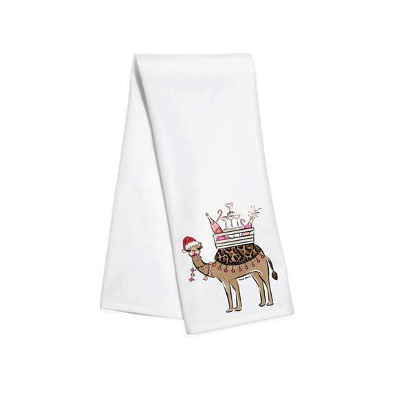 Sold Out - Holiday Camel Bar Towel