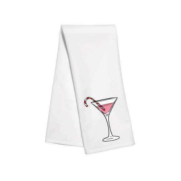 Sold Out - Candy Cane Cocktail Bar Towel