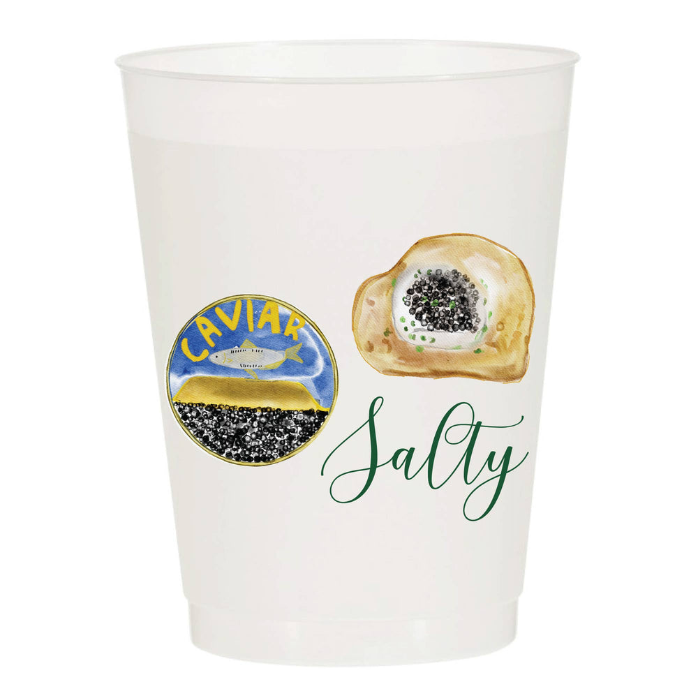Sold Out - Caviar Watercolor Cups S/10