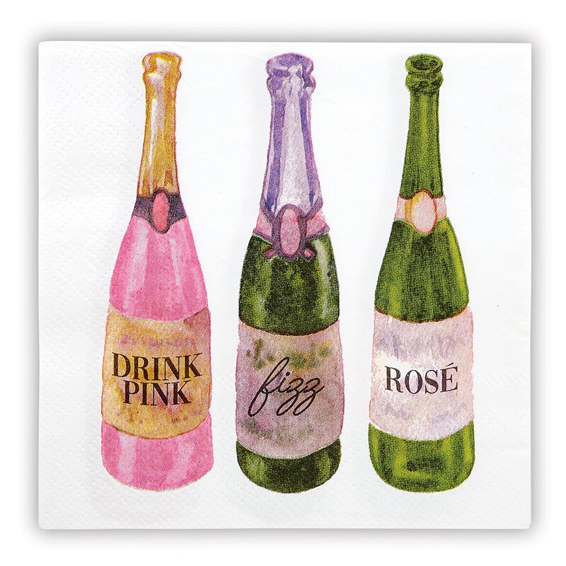 Sold Out - Champagne Bottle Cocktail Napkins