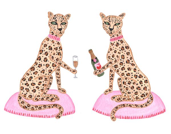 Sold Out - Cheetah & Champagne Pajama Nightshirt