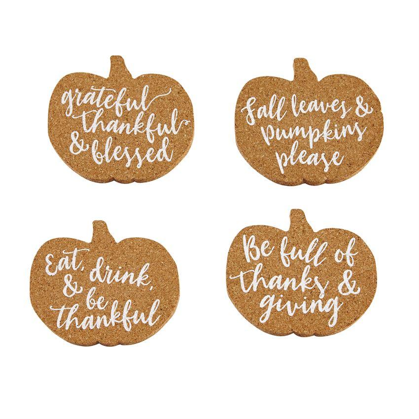 Sold Out - Pumpkin Cork Coasters