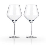 Sold Out - Crystal Burgundy Glasses