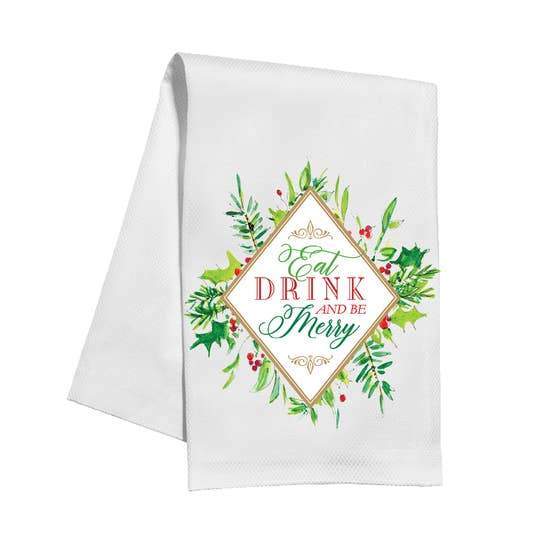 Sold Out - Eat Drink & Be Merry Bar Towel