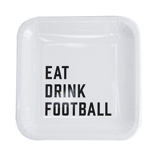 Sold Out - Eat Drink Football Appetizer Plate