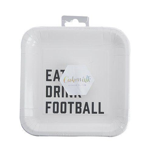 Sold Out - Eat Drink Football Appetizer Plate