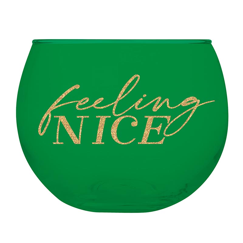 Sold Out - Feeling Naughty Feeling Nice Roly Poly Glass