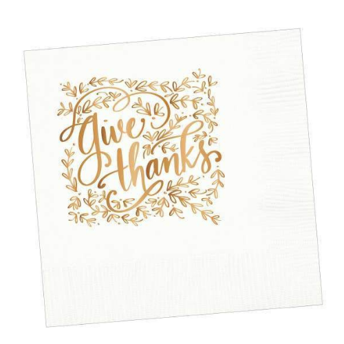 Sold Out - Give Thanks Cocktail Napkins