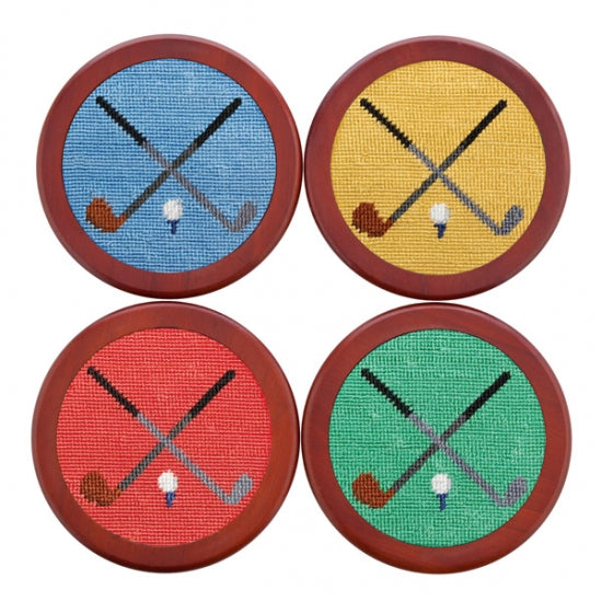 Sold Out - Smathers & Branson Crossed Clubs Coaster Set
