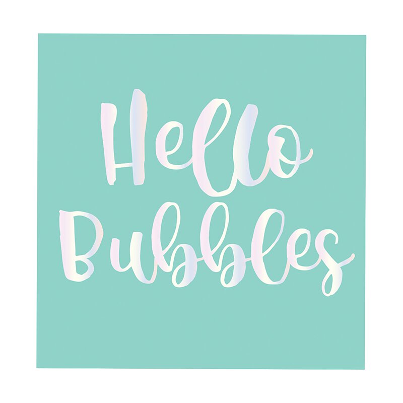 Hello Bubbles Cocktail Napkins