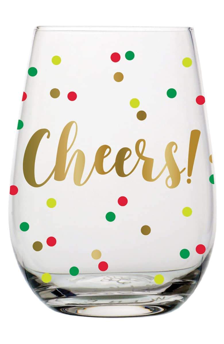 Sold Out - Holiday Cheers Wine Glass