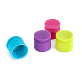 Sold Out - True Cap Set of 4 Jewel Tone Bottle Stoppers by True
